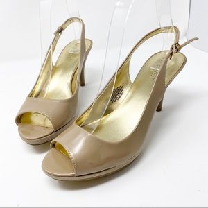 🌺Nine West Sharina SlingbackTan Heel